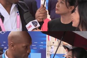 梦幻联动！德罗巴和贾玲“破次元”同框为其撑伞