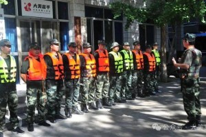 富平县退役军人闻“汛”而动 实战演练筑牢安全堤坝