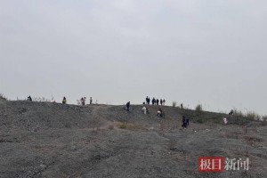 重庆多人携工具到一空地挖“化石” 民现场挖出小贝壳