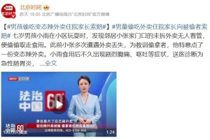 男孩偷吃邻居“变态辣”外卖住院，家长反向索赔！谁该担责？