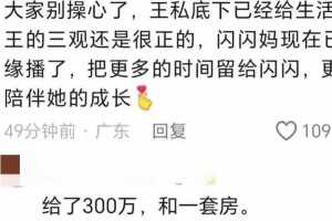 网传王思聪认娃给大笔抚养费后 黄一鸣自曝收到男网友求爱私信