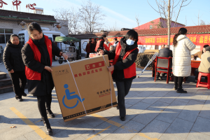 河北蠡县：温情助残 “有碍”变有爱