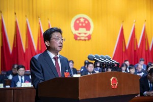 富平县第十九届人民代表大会第五次会议举行第二次全体会议 杜占全作县人大常委会工作报告