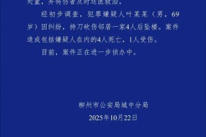 柳州市公安局警方凌晨通报